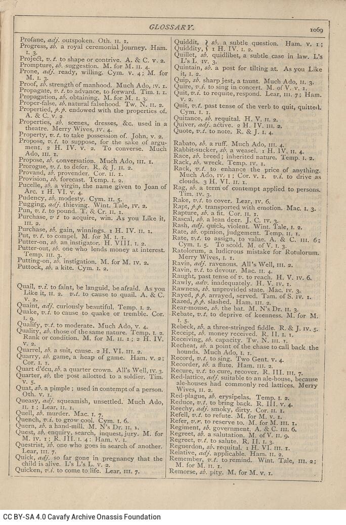 18 x 12 cm; 2 s.p. + VIII p. + 1075 p. + 7 s.p., l. 1 handwritten note in Gothic writing in black ink on verso, p. [I] half-t